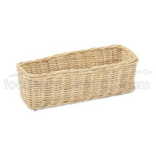 Alegacy Natural Rattan Core Cracker Basket, 2 3/4 X 8 1/2 X 3 Inch -- 12 Per Case