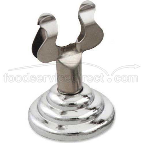 Alegacy Chrome Plated Menu and Card Holder, 1 1/2 inch -- 12 per case.