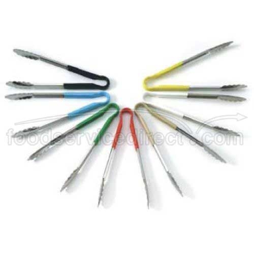 Alegacy Stainless Steel Color Coded System Tong, 9 1/2 Inch