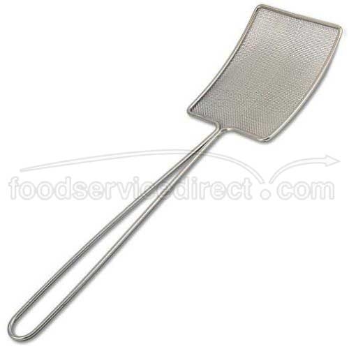 Alegacy Nickel Plated Square Fine Wire Mesh Skimmer, 5 X 6 Inch Bowl Dimension