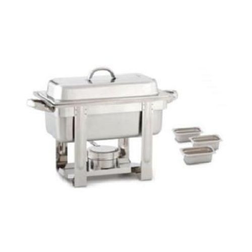 Alegacy The Original Six In One Stainless Steel Chafer with Three 88192 Pan, 1/3 x 2 inch.