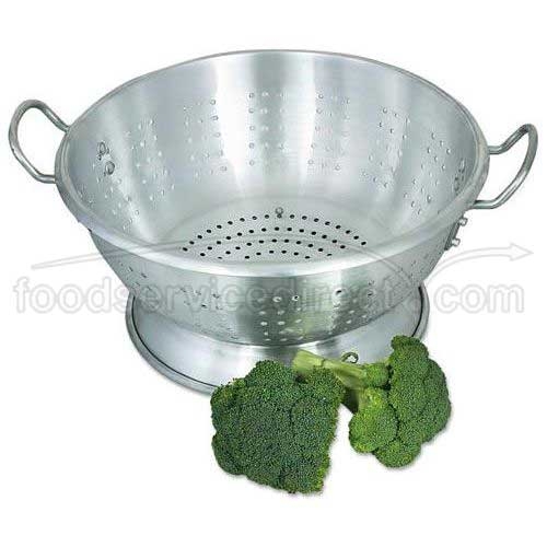 Alegacy Aluminum Heavy Duty Colander, 16 Quart Capacity