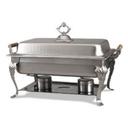 Alegacy Cordiale Stainless Steel Deluxe Full Size Chafer, 26 x 14 x 16 1/4 inch.
