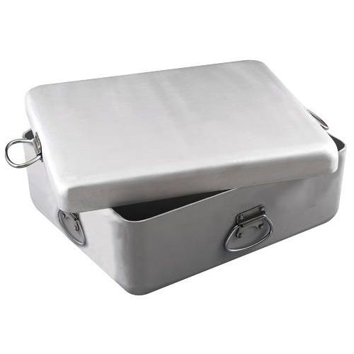 Alegacy Heavy Duty Aluminum Roast Pan With Cover, 20 7/8 X 17 3/8 X 4 1/2 Inch