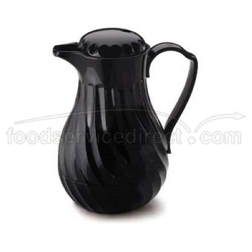 Alegacy Porcelain Swirl Insulated Pitcher, 20 Ounce.