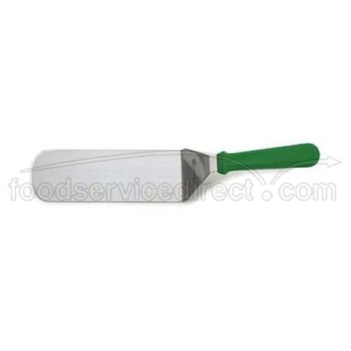 Alegacy Stiff Color Coded Spatula With Green Handle, 14 3/4 Inch Overall Length