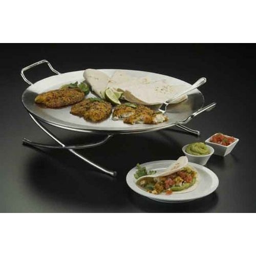 American Metalcraft Stainless Steel Round Griddle, 17 1/2 inch Diameter.