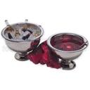 American Metalcraft Hammered Punch Bowl, 8 Quart.