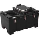 Cambro Black 100 Series Camcarrier Insulated Food Server, 68 x 39.5 x 45 centimeter.