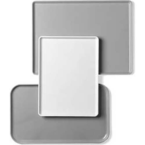 Cambro Fiberglass Abstract Gray Dietary Tray, 18 x 14 inch -- 12 per case.