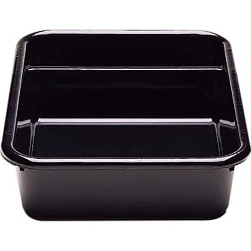 Cambro Poly Cambox Dark Brown 16 x 21 inch Two Compartment Bus Box, 20 1/2 x 15 5/8 x 4 7/8 inch -- 12 per case.