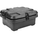 Cambro Dark Brown Camcarrier 240MPC Insulated Food Server, 16 1/2 x 7 1/2 x 13 7/8 inch.