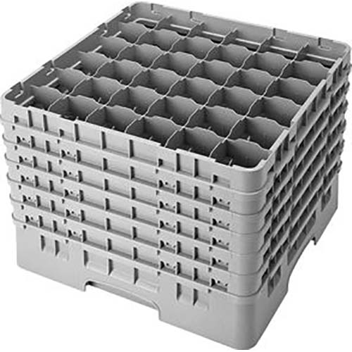 Cambro Camrack Polypropylene Blue Full Size 36 Compartment Glass Rack, 11 3/4 inch -- 2 per case.