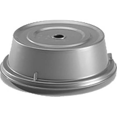 Cambro Silver Metallic Camwear Camcover Plate Cover Only, 2 3/4 inch External Height -- 12 per case.