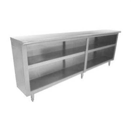 Advance Tabco Stainless Steel Dish Cabinet With Mid Shelf, 15 X 120 Inch