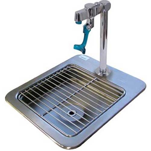 One Compartment Hand Use Drop-in Sink Overall Size : 12 x 14 inch.