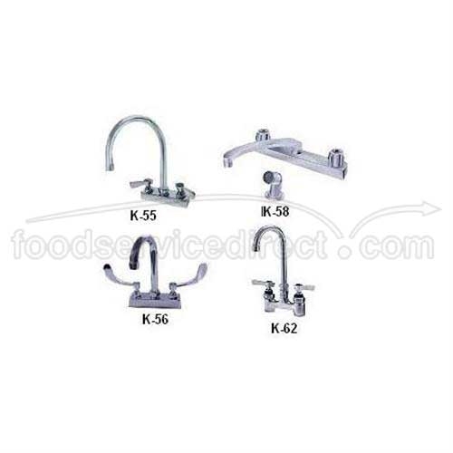 Gooseneck Faucet - Large 8 1/2 inch Spout.