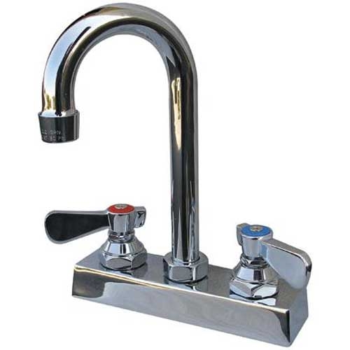 Extra Heavy Duty Faucet - Deck Mount Gooseneck.