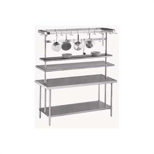 Stainless Steel Adjustabe Mid Mount Self, 10 x 108 inch.