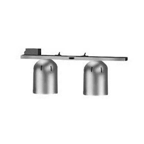 Nemco Food Equipment Chain Hung Model Suspended Infrared Two Bulb Warmer, 21.25 x 6.125 x10.5 inch.