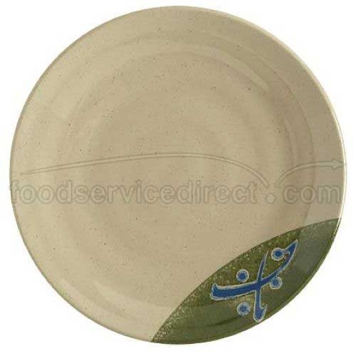 GET Enterprises inc Traditional Japanese Series Melamine Round Plate, 7 inch -- 12 per case.