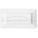 GET Enterprises inc Milano Melamine Rectangular Plate, 15 x 8 inch -- 12 per case.
