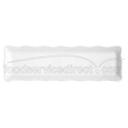 GET Enterprises inc Bake and Brew Melamine Scallop Edged Rectangular Display Tray, 19 x 5.25 inch -- 12 per case
