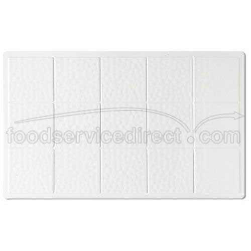 Black GET Enterprises inc Melamine Full Size Solid Tile, 21.5 inch x 13 inch.