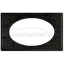 GET Enterprises inc Melamine Full Size Tile Only with One Oval Cut, 21.5 inch x 13 inch.