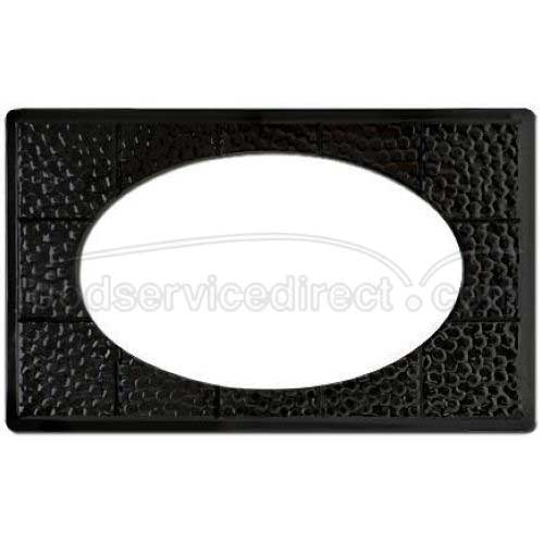 GET Enterprises inc Melamine Full Size Tile Only with One Oval Cut, 21.5 inch x 13 inch.