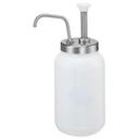 Server Stainless Steel Pump and Lid Food Container Dispenser For 1 Gallon Jar, 4.375 x 3.5 x 3.5 Inch