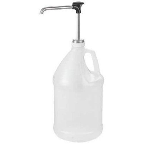 Server Stainless Steel Bottle Pump Only with 38 Mm Opening, 4.687 x 3.75 x 3.75 inch.