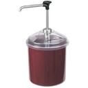 Server Stainless Steel Pump for 2.7 Quart Standard Salad Crock, 5.75 x 6.875 x 1.062 inch.