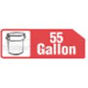 36X60 55 Gallon 13 Microns Mini Rolls Liner -- 200 Count