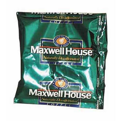 Maxwell House Decaffeinated Office Coffee Service - 1.1 oz. pouch, 42 pouches per case