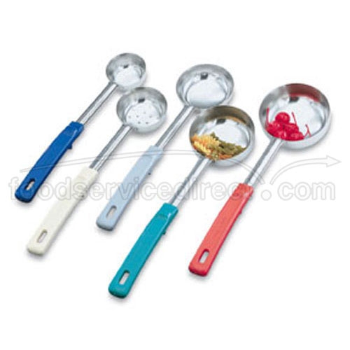 Vollrath Spoodle, Grip N Serv, Solid, Grey, 4 Ounce, 13.5 Inch
