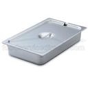 Cover Solid Flat, Stainless Steel, 1/3 Size.