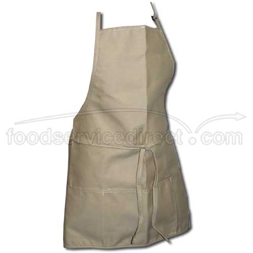 Bib Apron, Chef Navy, 350 Ct Pocket -- 12 Count