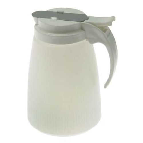 Polyethylene Jar With White Top, 32 Ounce -- 6 Count