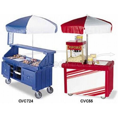 Hot Red Camcruiser Vending Cart With 4 Wells & 2 Holding Compartments, -- 1 Per Case