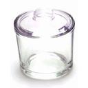 Condiment Jar & Lid Glass, 6Oz -- 12 Count