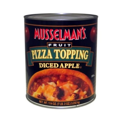 Knouse Foods Musselmans Diced Apple Pizza Topping, 114 Ounce -- 6 per case.