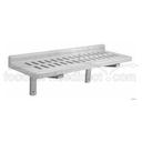 Speckled Gray Cambro Camshelving Wall Slotted Shelf, 36 x 14 inch.