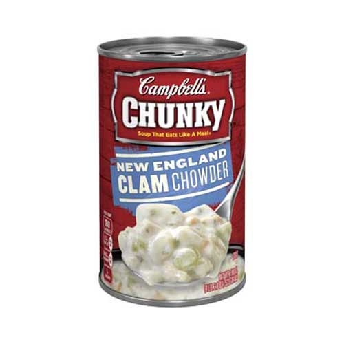 Campbell's Chunky New England Clam Chowder, 18.8 Ounce -- 12 Per Case