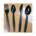 Goldmax Platinum Series Black Polystyrene Extra Heavy Weight Fork, 14.5 x 8.25 x 8.5 inch -- 10 per case.