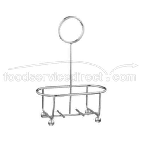 Traex Dripcut Two Compartment Wire Rack Condiment Caddy, 6 inch Height -- 12 per case.