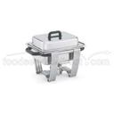 Vollrath Dakota Stainless Steel Matte Finish Half Size Chafer, 4.1 Quart.