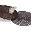 Vollrath Round Black Anti Skid Tray Mate -- 12 per case.