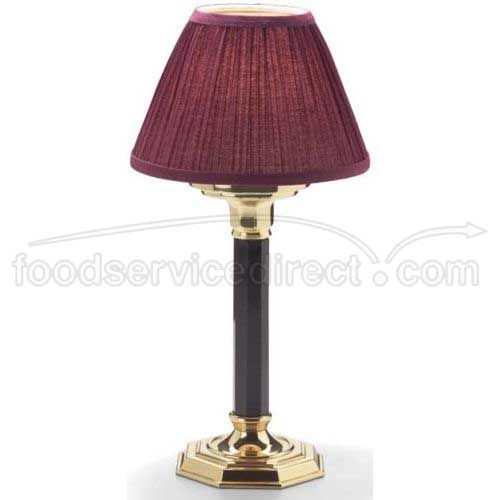 Hollowicks Burgundy Pleated Fabric Shade Only, 4 1/2 Inch Height