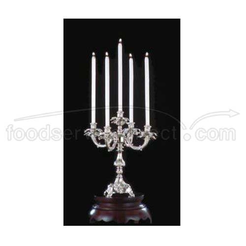 Apex Fountains Venus Bright Heavy Nickel Finish Five Light Candelabra, 18 Inch Height -- 2 Per Case